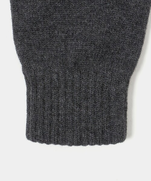 Johnstons of Elgin（ジョンストンズオブエルガン）の「【別注】＜Johnstons of Elgin＞フィンガーレス ニットグローブ（手袋・メンズ・ダークオレンジ/ブラック/ダークブラウン/ダークグレー・FREE）」の12枚目の写真