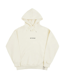 GRAVER（グレーバー）の「[ユニセックス]BEEP クリーンダックスマイルフードパーカー_クリーム（パーカー）」