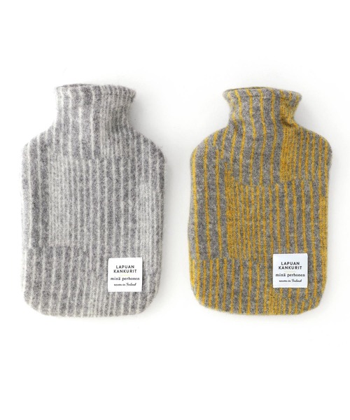 ◆ミナペルホネン×ラプアン カンクリ 湯たんぽ AURORA gray 新品 LAPUAN KANKURIT×mina perhonen】AURORA 湯たんぽ | zuiun onlineshop