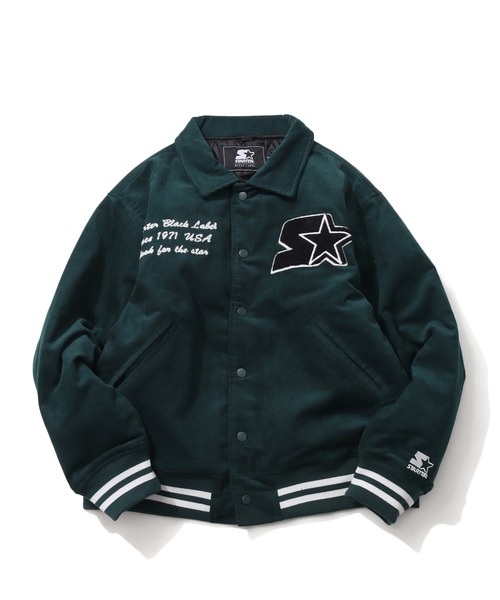 STARTER BLACK LABEL（スターターブラックレーベル）の「【STARTER /スターター】コーデュロイ中綿 襟付きスタジャン（スタジャン・メンズ・グリーン/キャメル/ネイビー/ブラック・LL/M/L）」の7枚目の写真