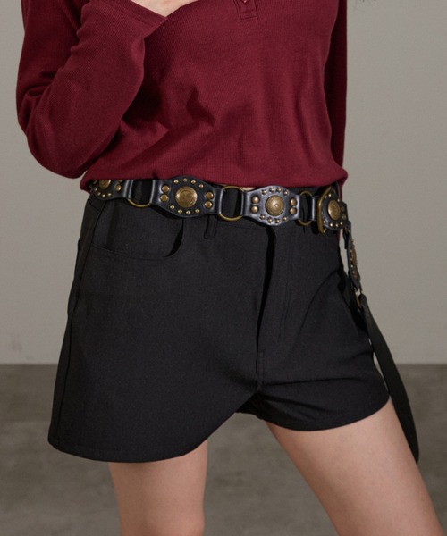 apres jour mignon(アプレジュールミニョン)の「ショートパンツ(その他パンツ・レディース・ブラック・フリー/LARGE)」の4枚目の写真