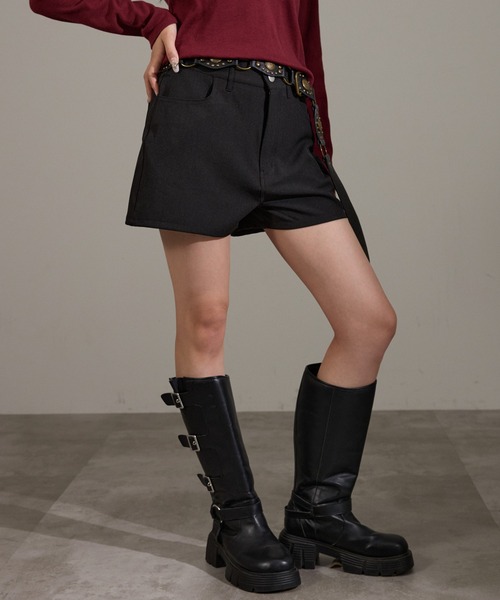 apres jour mignon(アプレジュールミニョン)の「ショートパンツ(その他パンツ・レディース・ブラック・フリー/LARGE)」の5枚目の写真