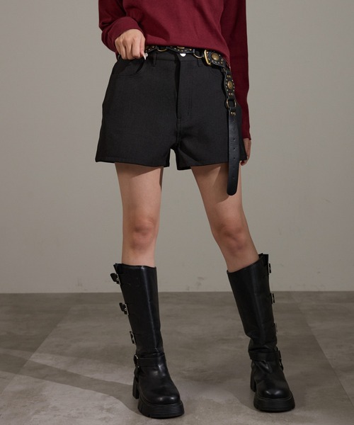 apres jour mignon(アプレジュールミニョン)の「ショートパンツ(その他パンツ・レディース・ブラック・フリー/LARGE)」の6枚目の写真
