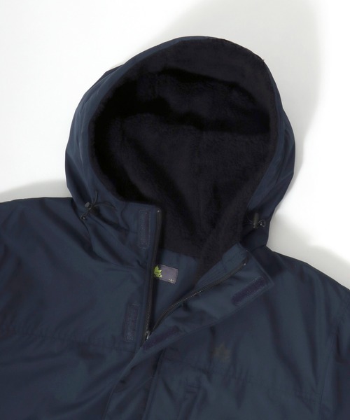 LOGOS（ロゴス）の「2025AW LOGOS/ロゴス ナイロン 裏ボア 撥水 防風 マウンテンパーカー フーディージャケット レディース メンズ（マウンテンパーカー・メンズ・ブルーグリーン/ブラック/ネイビー/ベージュ・LL/L/M）」の13枚目の写真