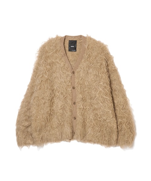 MSML（エムエスエムエル）の「PANEL BRUSH KNIT WIDE CARDIGAN（ニット/セーター・メンズ・ブラック/キャメル・M/L）」の7枚目の写真