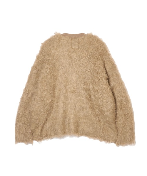 MSML（エムエスエムエル）の「PANEL BRUSH KNIT WIDE CARDIGAN（ニット/セーター・メンズ・ブラック/キャメル・M/L）」の8枚目の写真