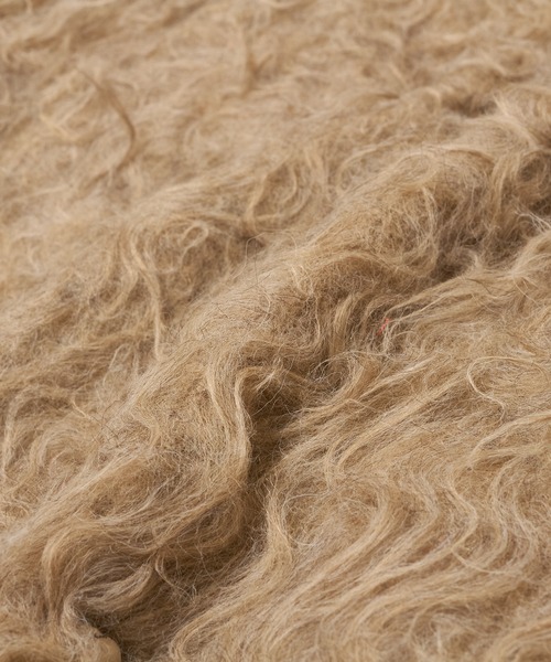 MSML（エムエスエムエル）の「PANEL BRUSH KNIT WIDE CARDIGAN（ニット/セーター・メンズ・ブラック/キャメル・M/L）」の9枚目の写真