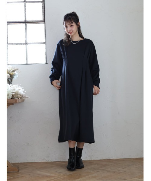 fifth(フィフス)の「【XSサイズあり】ウエストタックワンピース(ワンピース・レディース・ブルー/ブラック/ライトグレー・M/XS)」の13枚目の写真