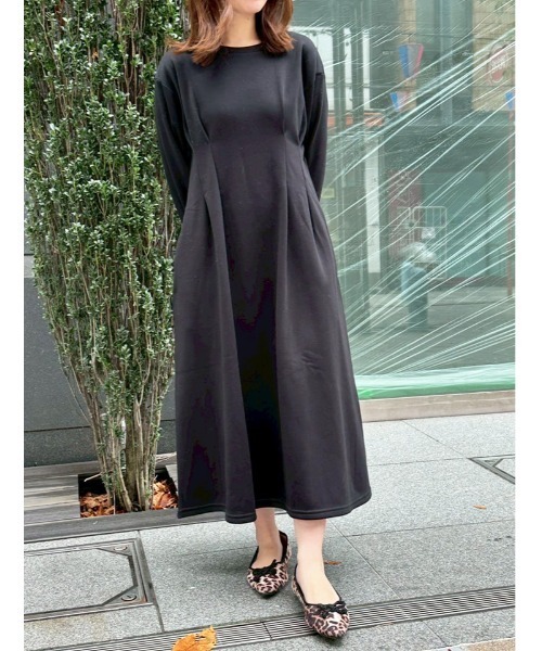 fifth(フィフス)の「【XSサイズあり】ウエストタックワンピース(ワンピース・レディース・ブルー/ブラック/ライトグレー・M/XS)」の17枚目の写真