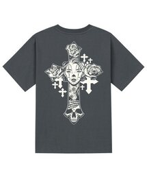 KTG0024 チカノクロス 半袖Tシャツ - グレー