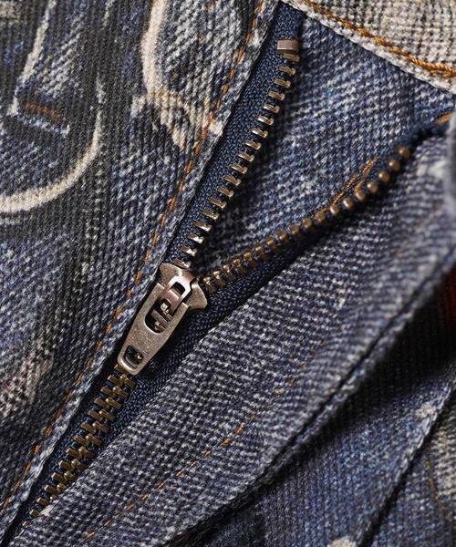 #MEMORY(メモリー)の「【MEMORY】転写 デニムパンツ / Transfer Denim Pants(デニムパンツ・メンズ・インディゴブルー・M/S/L)」の15枚目の写真