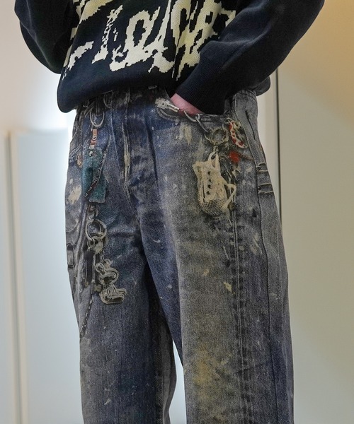 #MEMORY(メモリー)の「【MEMORY】転写 デニムパンツ / Transfer Denim Pants(デニムパンツ・メンズ・インディゴブルー・M/S/L)」の11枚目の写真