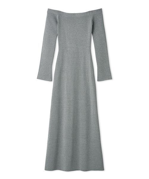 SNIDEL(スナイデル)の「オフショルIラインニットワンピース(ワンピース・レディース・ブラック/シルバー/レッド・0/1)」の14枚目の写真