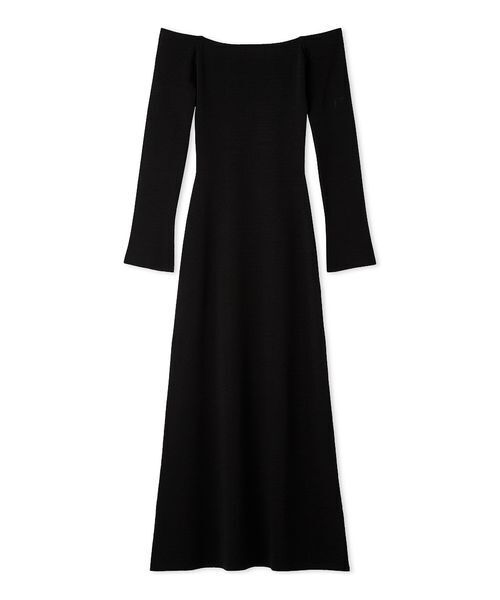 SNIDEL(スナイデル)の「オフショルIラインニットワンピース(ワンピース・レディース・ブラック/シルバー/レッド・0/1)」の15枚目の写真