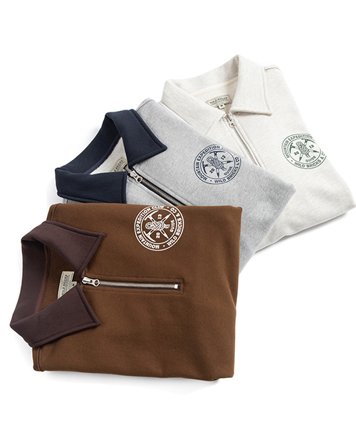 WILD BRICKS(ワイルドブリックス)の「MEC HALF ZIP PULLOVER (brown)(その他トップス・メンズ・その他・MEDIUM/LARGE/X-LARGE)」の7枚目の写真