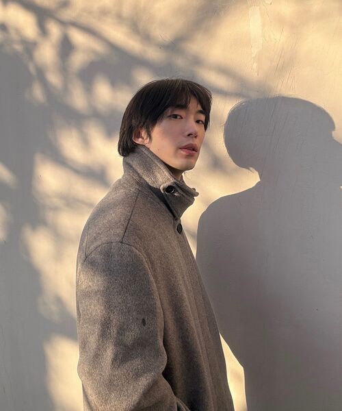 DRAW FIT(ドローフィット)の「プレミアピュアウールバルマカンコート【MELANGE TAUPE】(チェスターコート・メンズ・その他・LARGE/MEDIUM/X-LARGE)」の16枚目の写真
