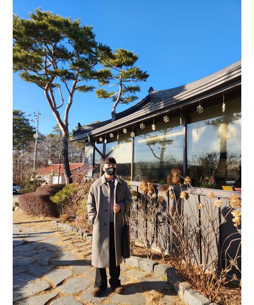 DRAW FIT(ドローフィット)の「プレミアピュアウールバルマカンコート【MELANGE TAUPE】(チェスターコート・メンズ・その他・LARGE/MEDIUM/X-LARGE)」の19枚目の写真