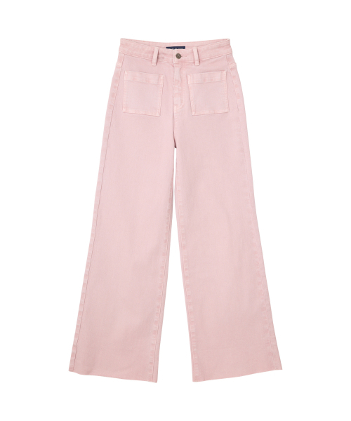 SALON DE YOHN(サロンドヨーン)の「Wide Denim Pants_ Pink(デニムパンツ・レディース・その他・SMALL/MEDIUM/LARGE)」の4枚目の写真