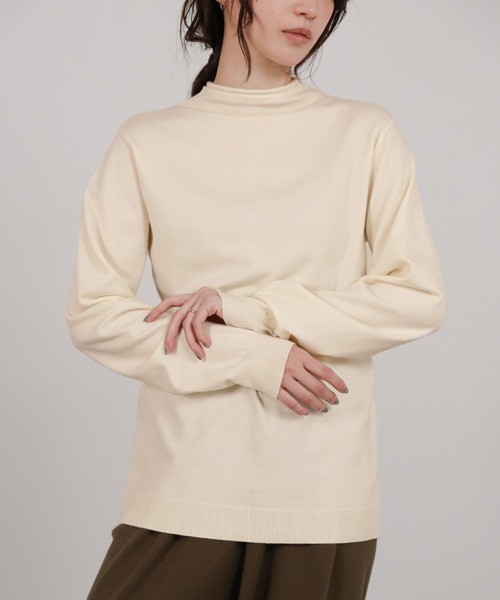 select MOCA Et（セレクトモカエト）の「【Et】2way Button Design Knit（カーディガン/ボレロ・レディース・グレー/チャコールグレー/アイボリー・FREE）」の15枚目の写真