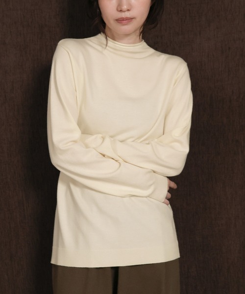 select MOCA Et（セレクトモカエト）の「【Et】2way Button Design Knit（カーディガン/ボレロ・レディース・グレー/チャコールグレー/アイボリー・FREE）」の14枚目の写真