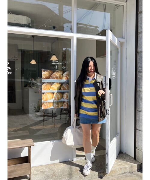 LADY VOLUME（レディーボリューム）の「465-1 VINTAGE COATED LEATHER LOOSE FIT JUMPER_BROWN（ライダースジャケット・レディース・その他・FREE）」の13枚目の写真