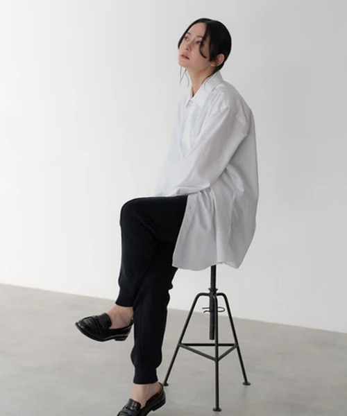 merrylatte（メリーラテ）の「ニットジョガーパンツ（その他パンツ・レディース・グレー/ブラック・FREE）」の7枚目の写真