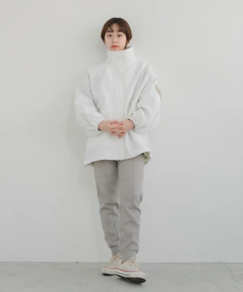 merrylatte（メリーラテ）の「ニットジョガーパンツ（その他パンツ・レディース・グレー/ブラック・FREE）」の4枚目の写真