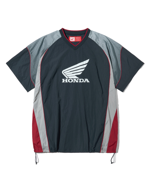 PHYPS MOTORCYCLE(フィップスモーターサイクル)の「Speed Track nylon T-shirt Navy(Tシャツ/カットソー・メンズ・その他・LARGE/MEDIUM/SMALL/X-LARGE/XX-LARGE)」の3枚目の写真