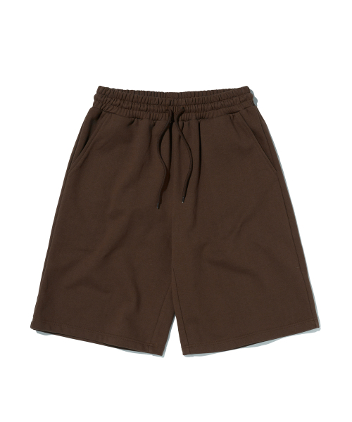 suade（スエード）の「WIDE SWEAT SHORTS [BROWN]（その他パンツ・レディース・その他・SMALL/MEDIUM/LARGE）」の3枚目の写真