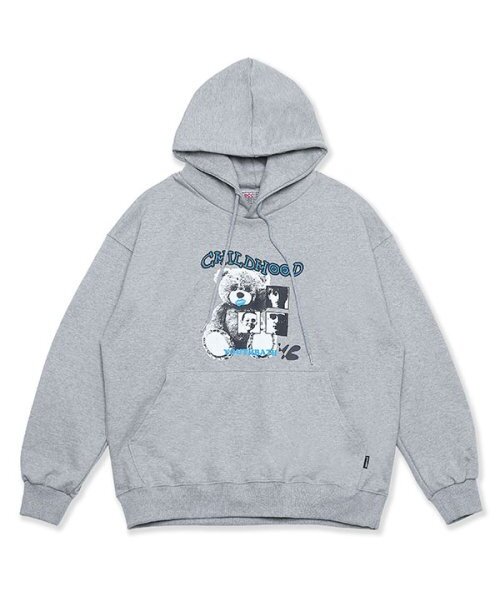 youthbath(ユースバース)の「YB BEAR HOOD_GREY(パーカー・レディース・その他・MEDIUM/SMALL/LARGE)」の1枚目の写真