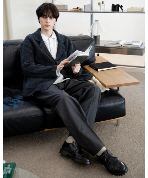 ASTLAY(アストレイ)の「IRIS Knit Blazer (Charcoal)(カーディガン/ボレロ・メンズ・その他・2/3)」の6枚目の写真