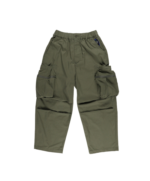 OURPOCKETS(アワーポケッツ)の「グリッドチノポケット バルーンフィットパンツ(カーキ)(その他パンツ・レディース・カーキ・MEDIUM/LARGE/X-LARGE)」の1枚目の写真