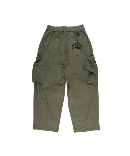 OURPOCKETS(アワーポケッツ)の「グリッドチノポケット バルーンフィットパンツ(カーキ)(その他パンツ・レディース・カーキ・MEDIUM/LARGE/X-LARGE)」の2枚目の写真