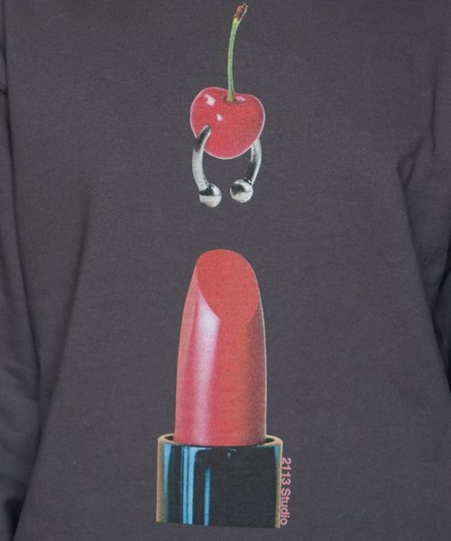 2113 STUDIO(イイルイルサムスタジオ)の「Ep.7 Sweat top No.04 (cherry lip-stick)(スウェット・レディース・その他・FREE)」の3枚目の写真