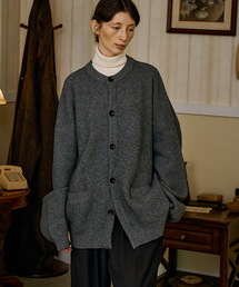 MALEN（マレン）の「ユニセックスカシミヤカーディガングレー（カーディガン/ボレロ）」