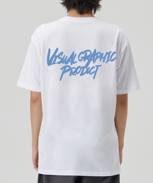 BY.L(バイエル)の「グラフィティロゴ半袖Tシャツホワイトスカイブルー(Tシャツ/カットソー・メンズ・その他・MEDIUM/LARGE/X-LARGE)」の4枚目の写真