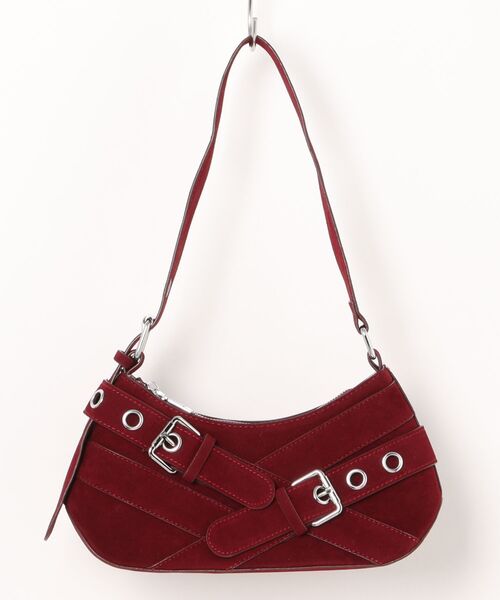 HOOK(フック)の「HOOK for girls 飾りベルトワンショルダーバッグ(トートバッグ・レディース・ブラック/ブラウン/ワインレッド・FREE)」の15枚目の写真