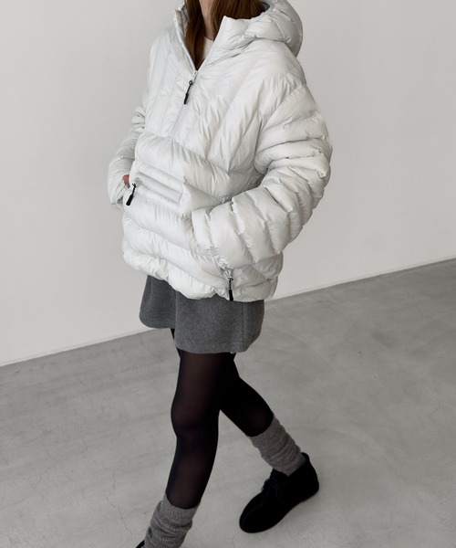 セール】El mar アノラックライトウエイトパディング（ダウン