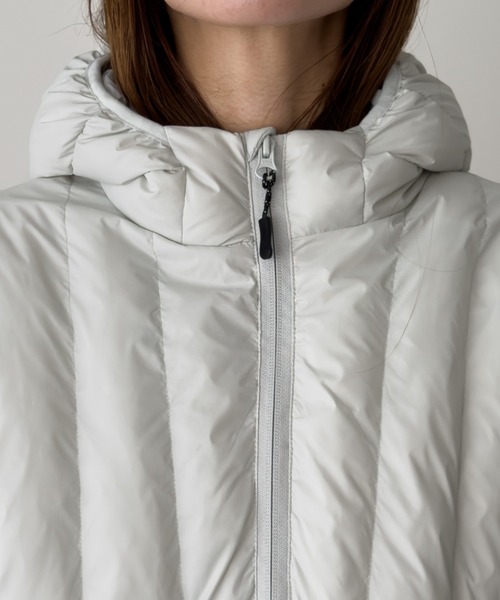 CANAL JEAN（キャナルジーン）の「El mar　アノラックライトウエイトパディング（ダウンジャケット/コート・レディース・ライトグレー/グレー・ONE SIZE）」の11枚目の写真