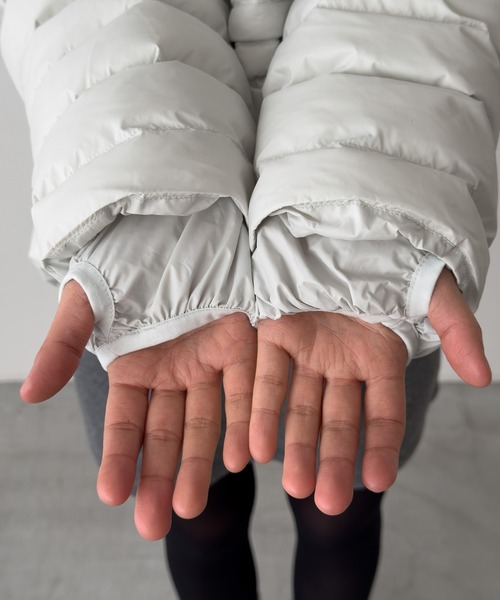 CANAL JEAN（キャナルジーン）の「El mar　アノラックライトウエイトパディング（ダウンジャケット/コート・レディース・ライトグレー/グレー・ONE SIZE）」の13枚目の写真