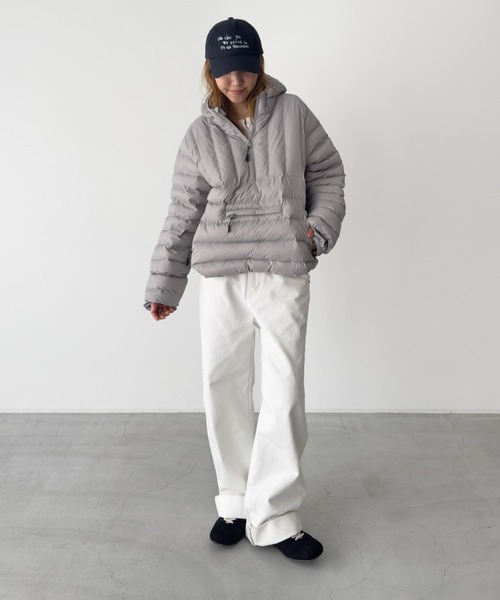 CANAL JEAN（キャナルジーン）の「El mar　アノラックライトウエイトパディング（ダウンジャケット/コート・レディース・ライトグレー/グレー・ONE SIZE）」の17枚目の写真