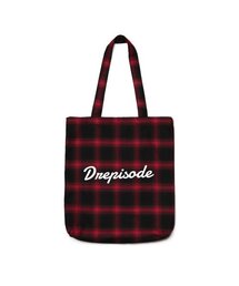 DREPISODE（ドレピソード）の「DQC セイントフランネルチェックショルダーバッグ DL12-RE（エコバッグ/サブバッグ）」