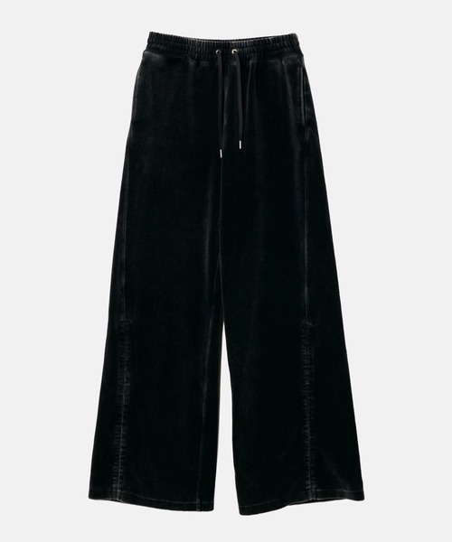 LE CIEL BLEU（ルシェルブルー）の「ブリーチドベロアスウェットパンツ / Bleached Velour Sweatpants（その他パンツ・レディース・ブラック・38/36）」の8枚目の写真