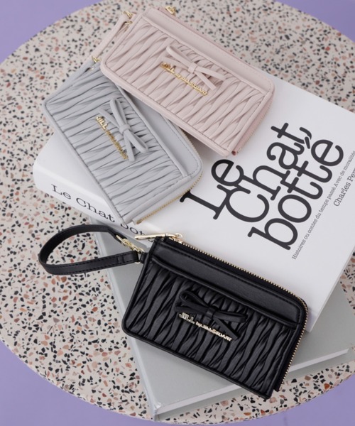 ミニリボンパフィフラグメントケース（財布）｜JILL by JILL STUART