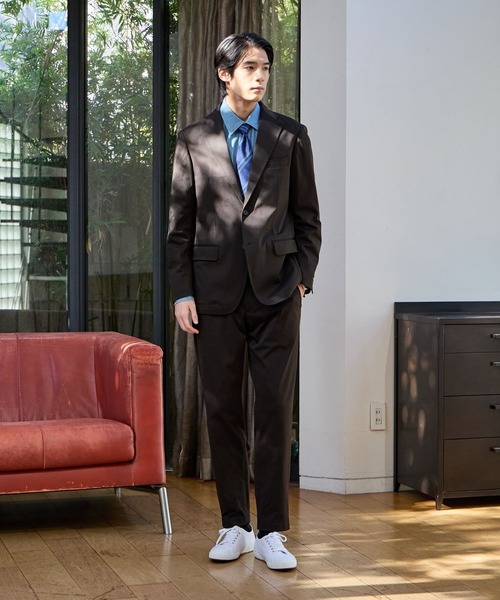 GLOBAL WORK（グローバルワーク）の「モーションテックパンツ/Salon de GW/600873（スラックス・メンズ・オリーブ/グレイッシュベージュ/ネイビー/ダークブラウン・X-LARGE/LARGE/MEDIUM/SMALL）」の7枚目の写真