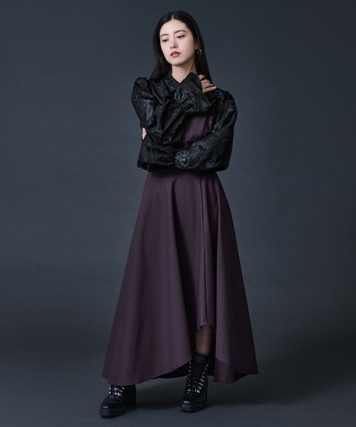 Ellno de Mavie（エルノデメヴィ）の「チャイナジャガードボレロ（カーディガン/ボレロ・レディース・ブラック/アイボリー・FREE）」の17枚目の写真