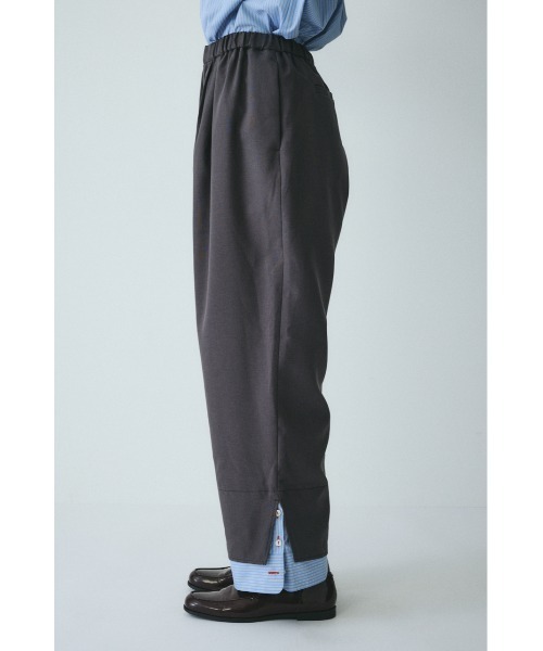 HeRIN.CYE（ヘリンドットサイ）の「Double hem pants　　ダブルヘムパンツ（その他パンツ・レディース・グレー/ネイビー・36/38）」の4枚目の写真