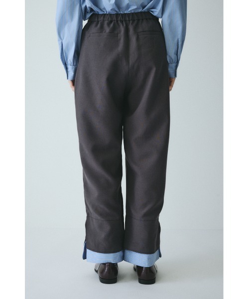 HeRIN.CYE（ヘリンドットサイ）の「Double hem pants　　ダブルヘムパンツ（その他パンツ・レディース・グレー/ネイビー・36/38）」の5枚目の写真