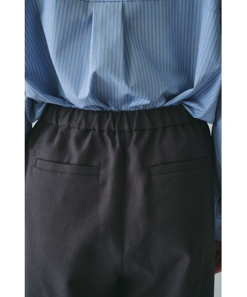 HeRIN.CYE（ヘリンドットサイ）の「Double hem pants　　ダブルヘムパンツ（その他パンツ・レディース・グレー/ネイビー・36/38）」の7枚目の写真