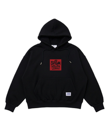 STIGMA（スティグマ）の「[STGM youth] SQUARE HOODIE BLK（パーカー）」
